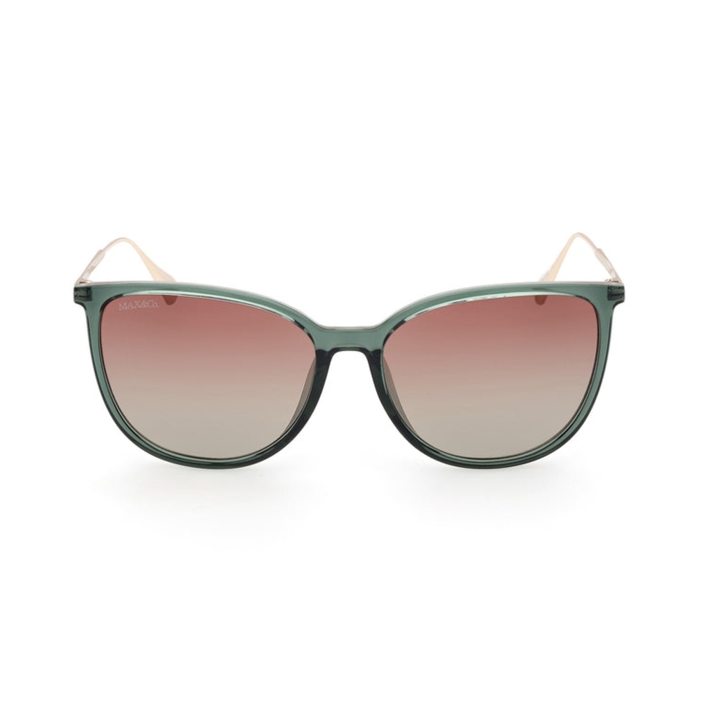 Max & Co. Green And Gold Sunglasses with Gradient Lenses